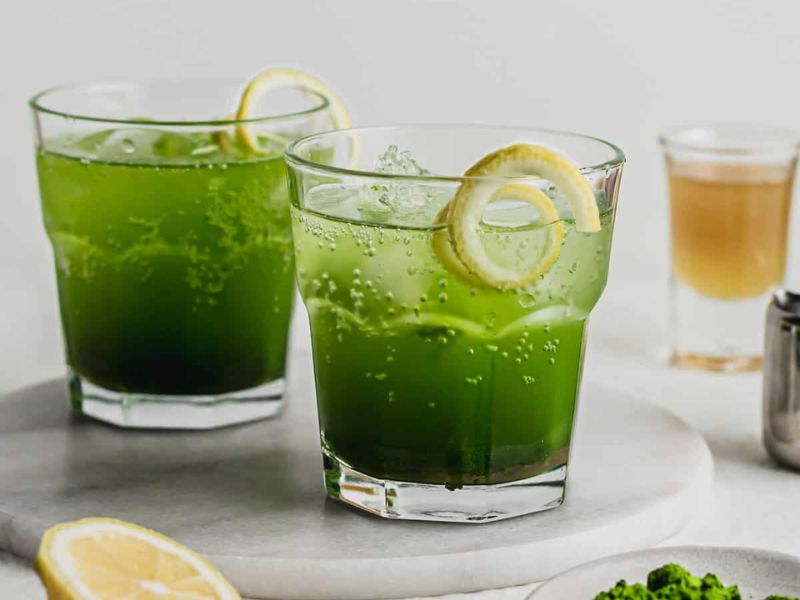 Cocktail Matcha Highball